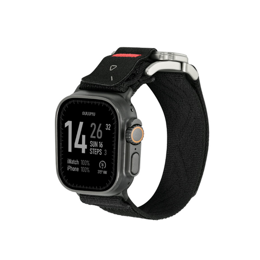AULUMU C03 高密度尼龍錶帶，柔軟且透氣，適合全天候使用。