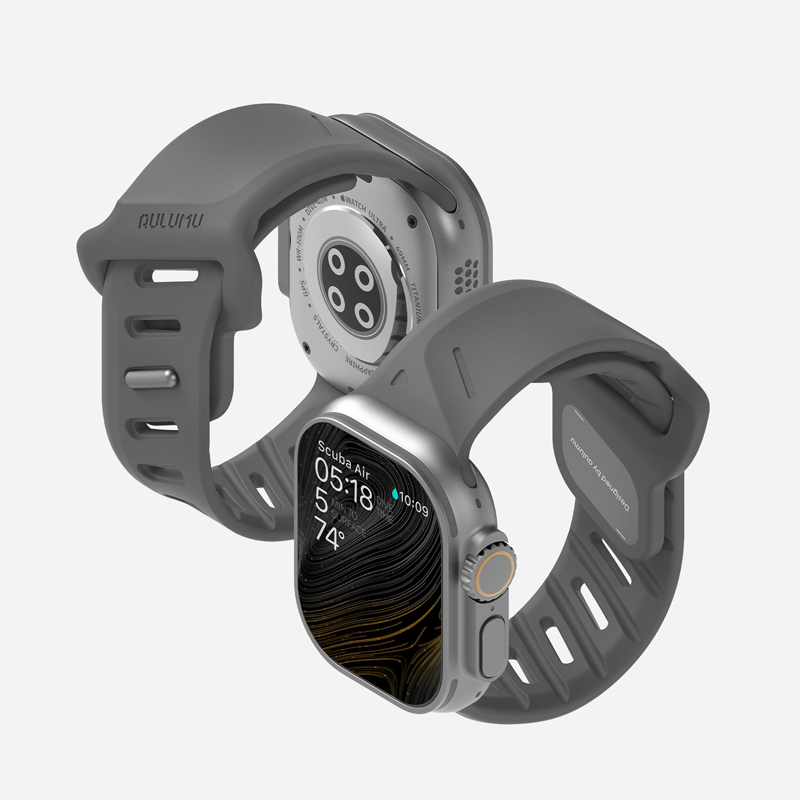 AULUMU Offbeat Sport Band 防水運動錶帶｜內部通風通道與不對稱孔設計