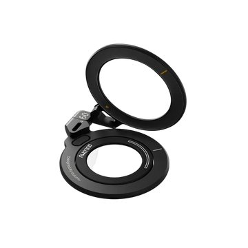 AULUMU G09 支架展示三軸 360° 自由旋轉功能。