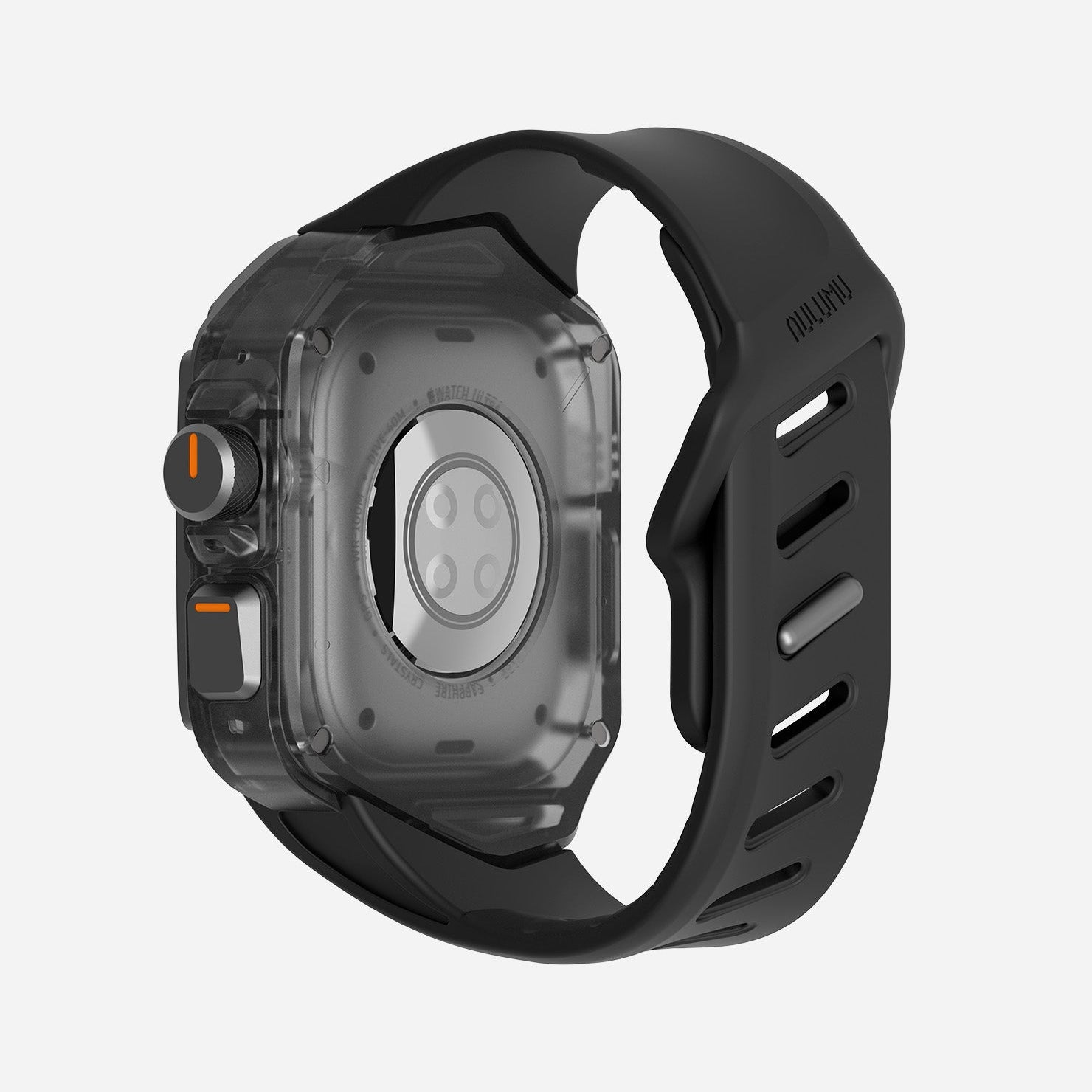 FKM 錶帶佩戴效果，柔軟貼膚且適合長時間佩戴