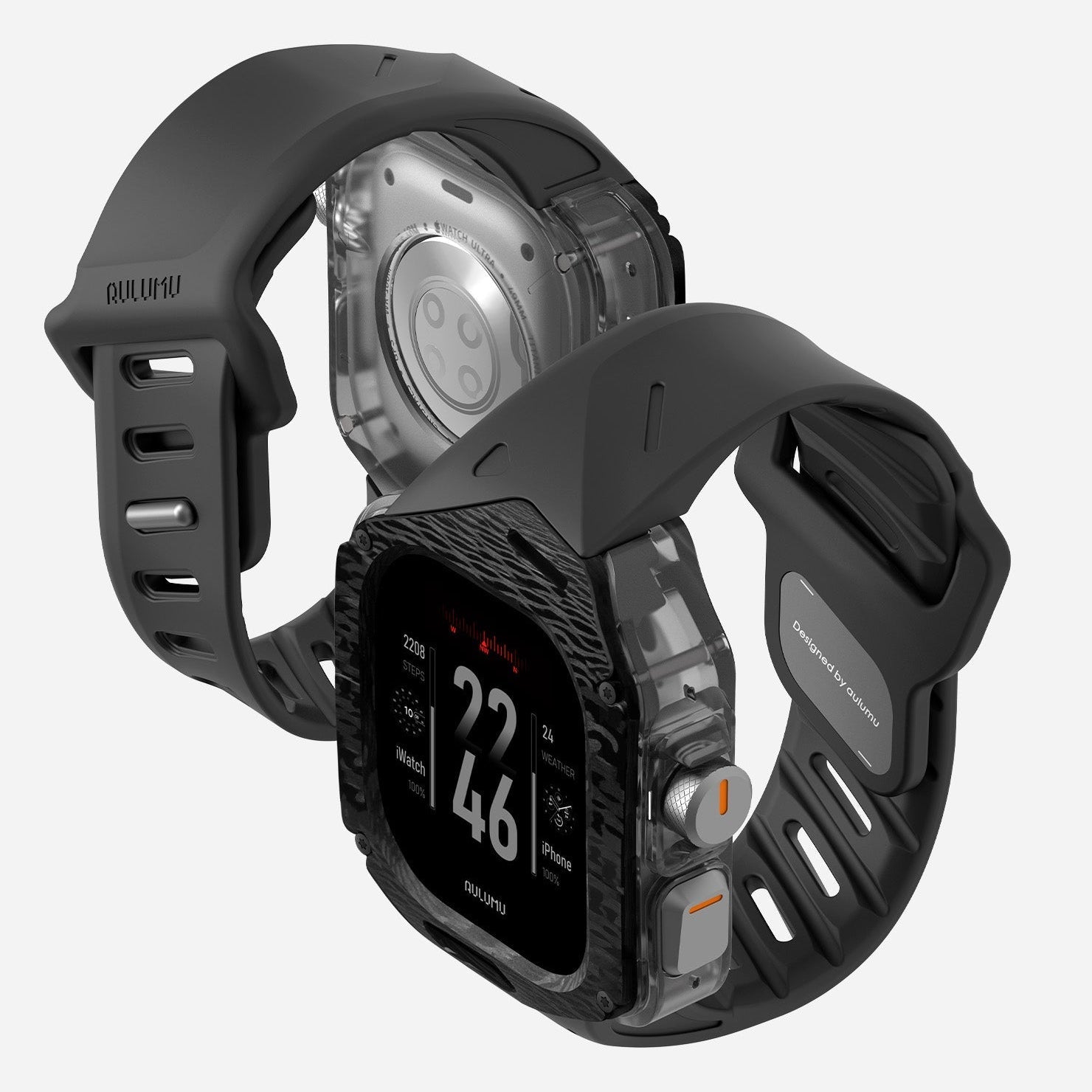 碳纖維外殼紋理特寫，展示多層壓製工藝