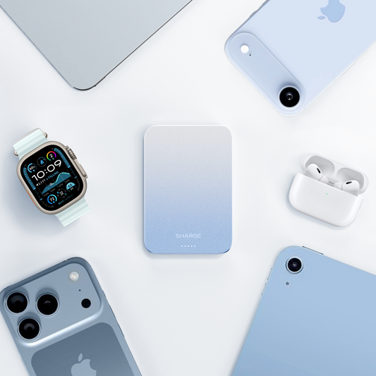 【3C安全認證】SHARGE AeroMag Qi2 行動電源 M4｜5000mAh超薄設計｜15W無線快充