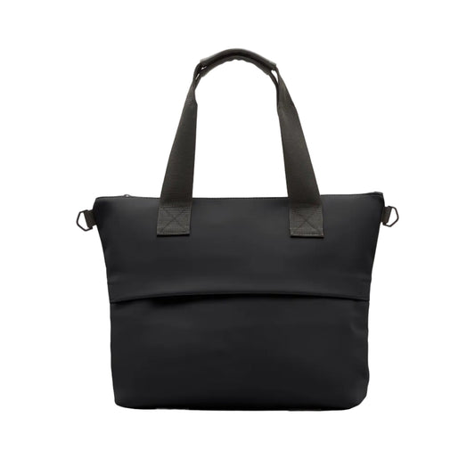 AIRBACK TOTE LITE Matt Black 正面外觀｜Under Seat 輕量手提袋