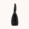 AIRBACK TOTE LITE Matt Black 側面容量示意｜17L 日常通勤袋
