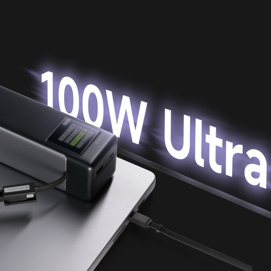 SHARGE HyperTower 170W 行動電源｜25000mAh 大容量｜內置雙 USB‑C 線