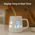 PIXELMUG P1 智能杯 - 顯示實時溫度與天氣功能，適合日常家居及辦公使用