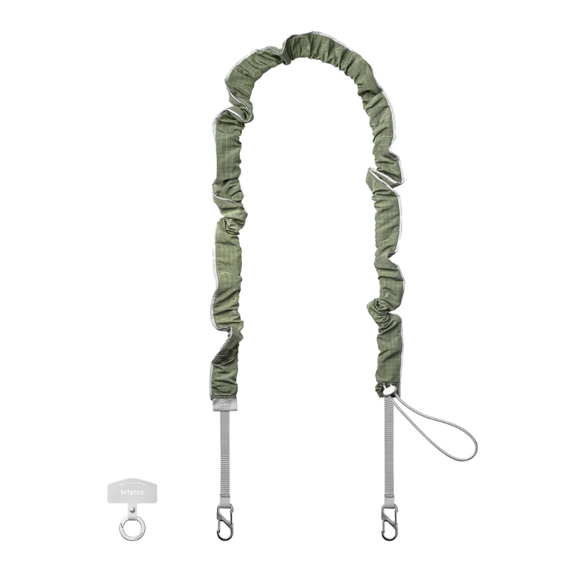 BITPLAY Glow Scrunchie Strap 正面展示。