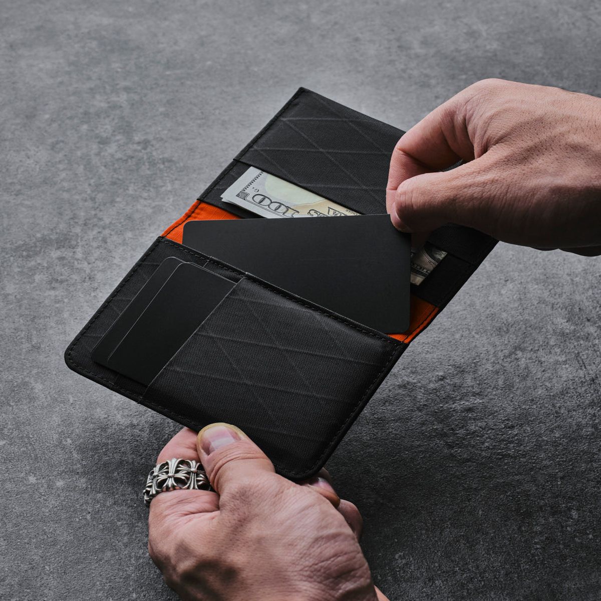 Alpaka ARK Bifold Wallet - Black X-Pac VX21