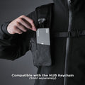 Alpaka Zip Cardholder - Black X-Pac VX21