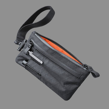 Alpaka Zip Clutch - Black X-Pac VX21