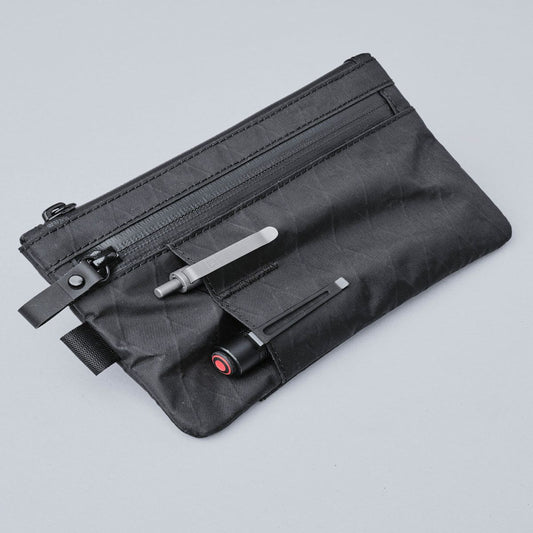 Alpaka Zip Clutch - Black X-Pac VX21